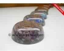 GEMSTONE CHAKRA ORGONE CABS DISK SET