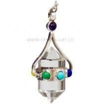 POINT CHAKRA GARNET PENDULUM