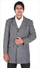 Wool Gray Overcoat