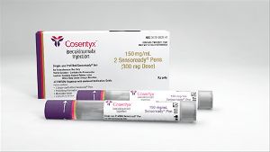 Cosentyx 150 mg solution for injection in pre-filled syringe