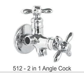 2 in 1 Angle Cock Tap