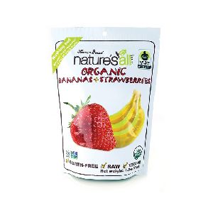 ORGANIC FREEZEDRIED BANANAS STRAWBERRIES