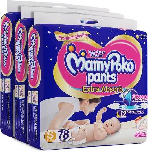 MamyPoko Pants Extra Absorb Diaper, Small (Pack of 78).