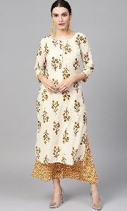 Block Print Kurtis