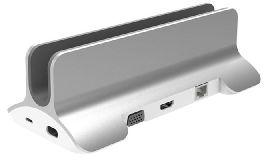 Docks Station 13-inch/15-inch With VGA,Gigabit Ethernet, HDM, SD Card Reader Stand For MacBook Pro