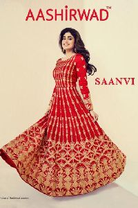 Saanvi By Aashirwad Royal Silk Gowns