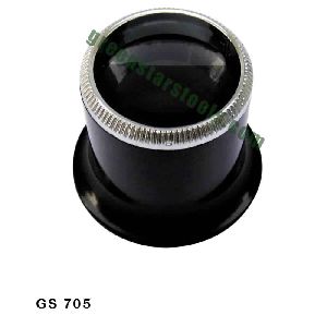 EYE LOUPE PLASTIC WITH SLIVER RING
