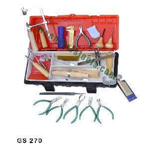 JEWELRY MAKING TOOL KIT IN PLASTIC BOX