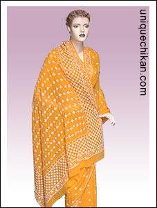 GEORGETTE ALL OVER EMBROIDERED SAREES