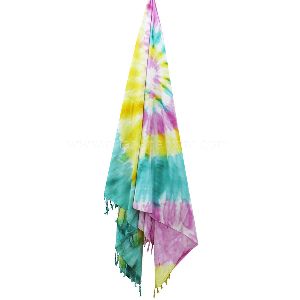 Tie Dye Pareo Beach Towel