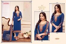 designer pakistani lehnga salwar suit heavy net work with border work