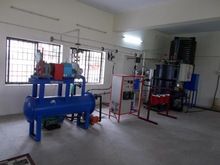 steam turbine test rig with boiler