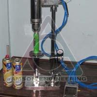 Pneumatic Deodorant Bottle Crimping Machine