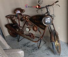 Vintage Retro Restoration 2 Wheeler Bike Automobile Themed Furniture