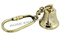 Brass Bell Key Chain