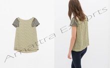 Crepe Print Top for Ladies