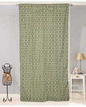 POLYESTER PRINTED POLE POCKET CURTAINS