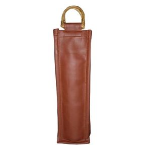 Leather Fabric  Bottle Bag