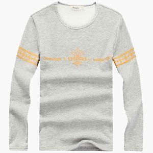 MENS O NECK LONG SLEEVE PRINT TSHIRTS