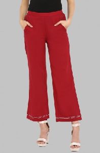 Plain Cotton Straight Pant