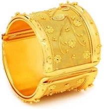 Riwaz Boutique GoldNera Brass Cuff
