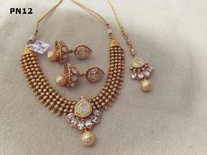 artificial imitation gold plated jewelry sets