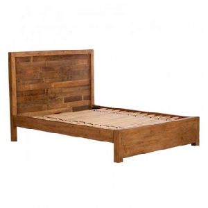 Industrial Solid wood Low Foot Bedroom Furniture Bed