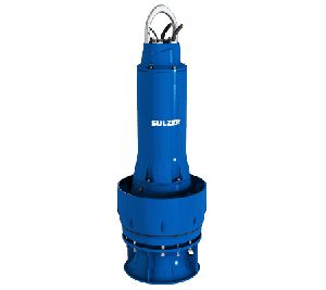 Submersible mixed flow impeller pumps