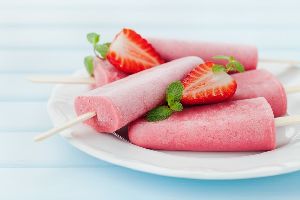 Strawberry Kulfi