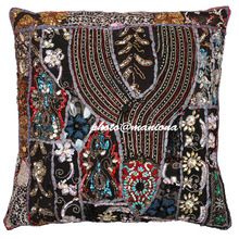 Cushion Cover, For Car, Chair, Decorative, Seat, Outdoor, Indoor, Gift, Sofa, Living Room, Pattern : Beaded Work