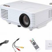 Clearex High Quality Hybrid 800lm LED Corded Portable Projector