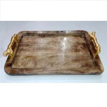 Custom food serving wooden tray