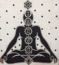7 Chakra Yoga Twin Tapestry