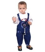 Denim Dungaree With T Shirt For Kids