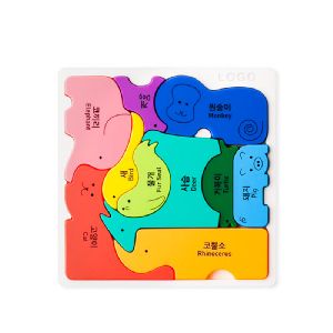 Silicone Baby Animals Puzzle Toys