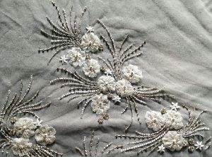 Beaded Embroidered Fabric