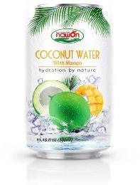 11.15 Fl Oz NAWON 100% Pure Coconut Water With Mango