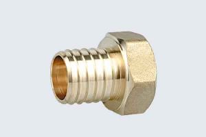 BRASS FEMALE ELBOW HOSE CONNECTOR