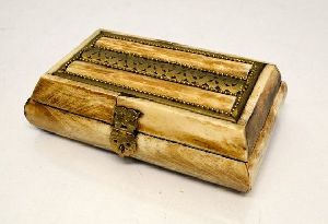 Antique Bone Jewelry Box
