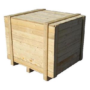 Pinewood Industrial Packing Box