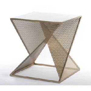 Perforated Sheet End Table