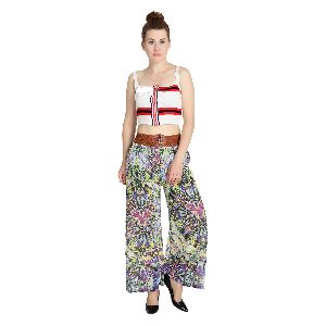 Regular Fit Women Multi-color Palazoo