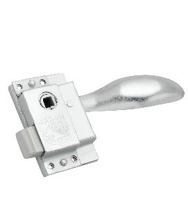 Lorry Lock with Spoon Type Handle chrome