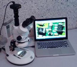 Trinocular Stereozoom Microscope