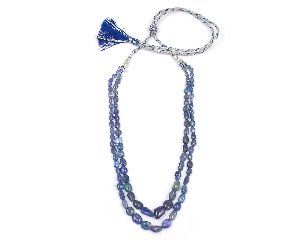 Natural Tanzanite Gemstone Beads Necklace