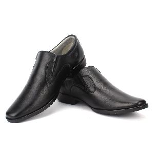 Men's Forever Leathers Black Shoe(FL-173)