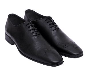 Men's Forever Leathers Black Shoes(FL-189)