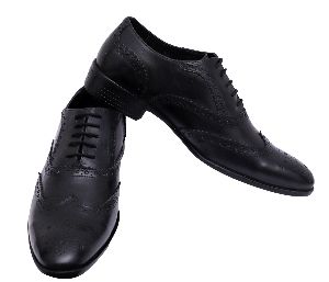 Men\'s Forever Leathers Brogue Shoes(FL-191_black)