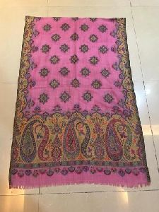 Pashmina Pink Embroidered Stole