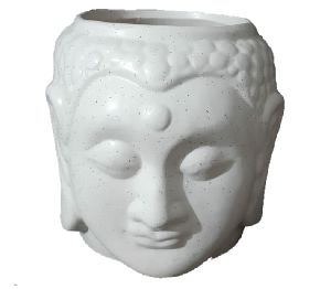 Ceramic Buddha Head Planter